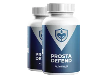 Prosta Defend supplement bottle close-up